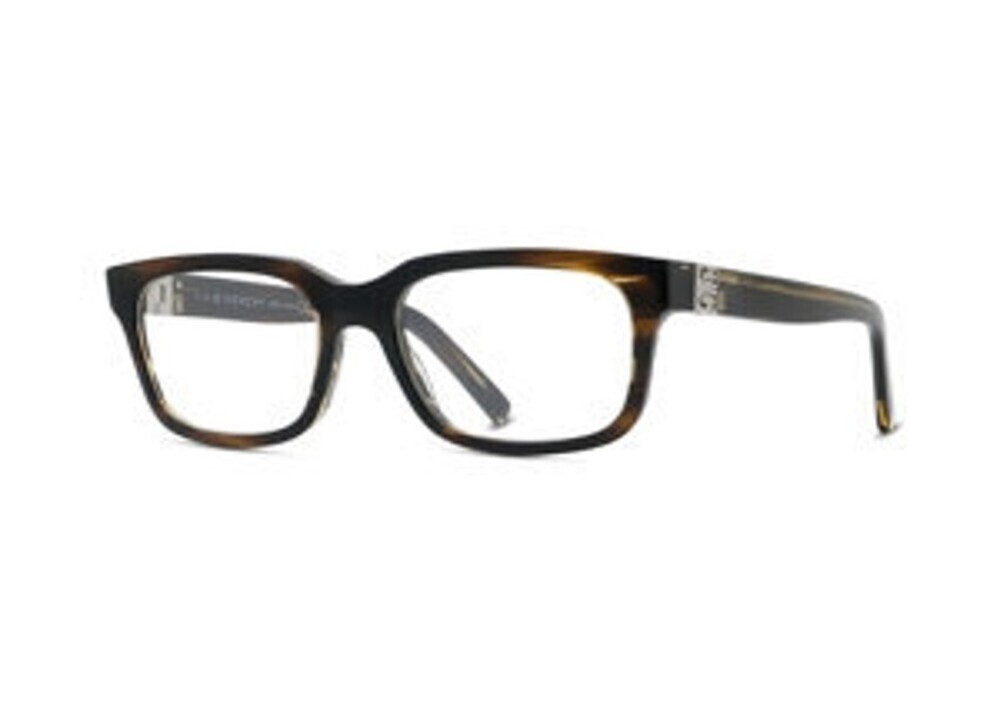 NWT Givenchy GV50032I-53056 Brown Rectangle 53mm Glasses